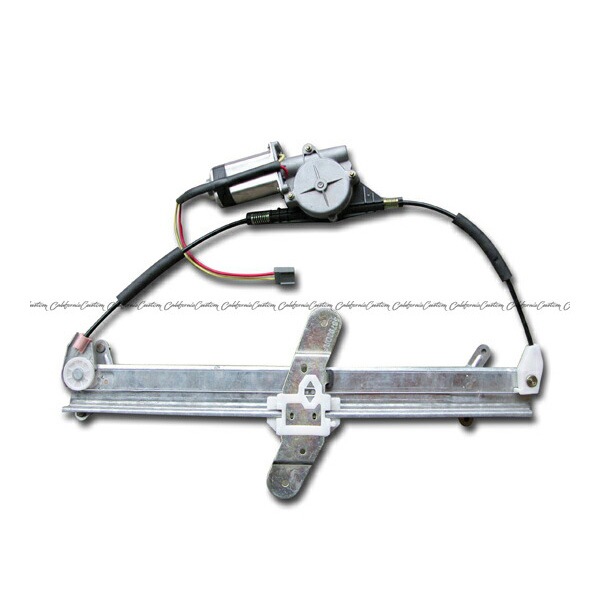 【DELAMO 正規品】P/W パワーウインドウ レギュレーター リア 右側 助手席側 RH ウィンドウレギュレーター 電装 モーター付 98-11y リンカーン タウンカー