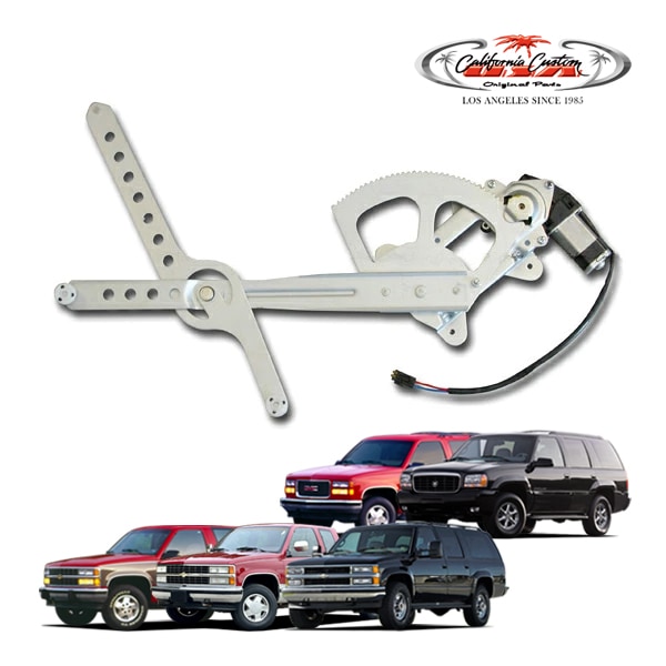 【DELAMO 正規品】P/W パワーウインドウ レギュレーター フロント 左側 運転席側 LH フロントドア ウィンドウレギュレーター 電装 モーター付 88-98y シボレーC-1500 K-1500 88-99y タホ ユーコン 92-99y サバーバン 99-00y ユーコンデナリ エスカレード 他
