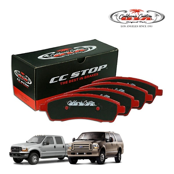 カリフォルニアカスタム 00-05y フォード エクスカージョン 99-04y フォード F250 F350 リアブレーキパッド CCD757