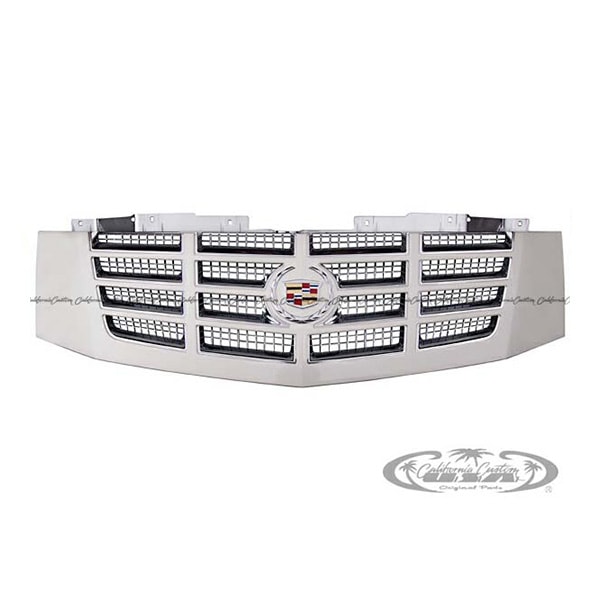 キャデラックエスカレード 二代目 グリル メッキ仕上げ GM純正 フロントグリル ホワイトダイヤモンド 塗装済 エンブレム付 07
