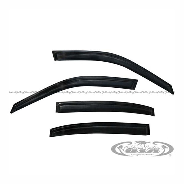 ドアバイザー サイドバイザー ウインドウバイザースモークバイザー 貼り付け式 4枚セット リンカーン 98-11y タウンカー