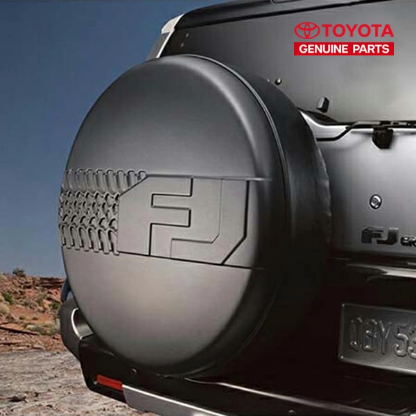 k*u様 【未使用】FJクルーザー　リアタイヤ　純正カバー USトヨタ純正 スペアタイヤカバー バックカメラ無車用 TOYOTA FJ