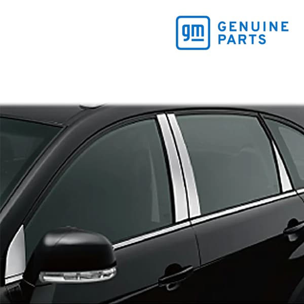 GM純正 ステンレスピラーガーニッシュ/8PC G0438132 11-16y シボレー キャプティバ