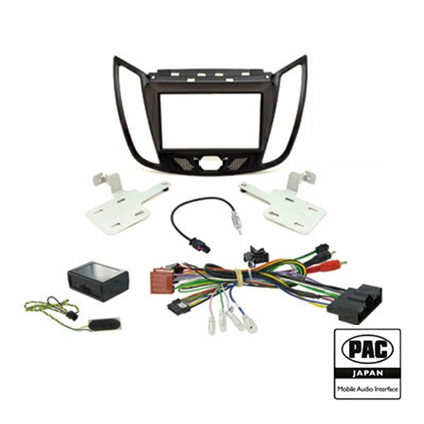 PAC JAPAN / FDKUGA2+HSWset 2DIN オーディオ/ナビ取付キット（ハザードロックスイッチ付） （2013-16y フォード クーガ）
