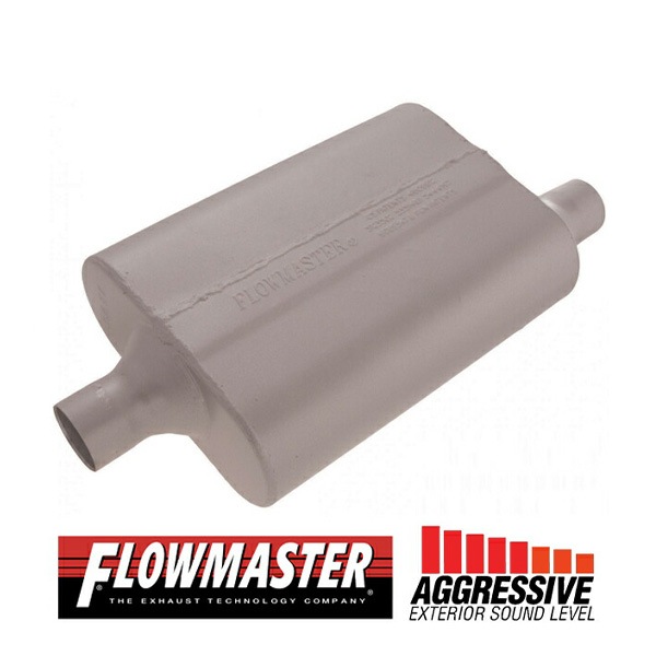 FLOW MASTER / フローマスター 40 デルタ フロー マフラー #942042 Center in 2.00