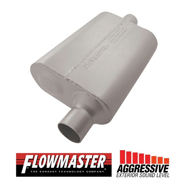 FLOW MASTER / フローマスター 40 デルタ フロー マフラー #942441 Offset in 2.25