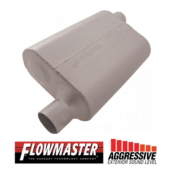 FLOW MASTER / フローマスター 40 デルタ フロー マフラー #942443 Offset in 2.25
