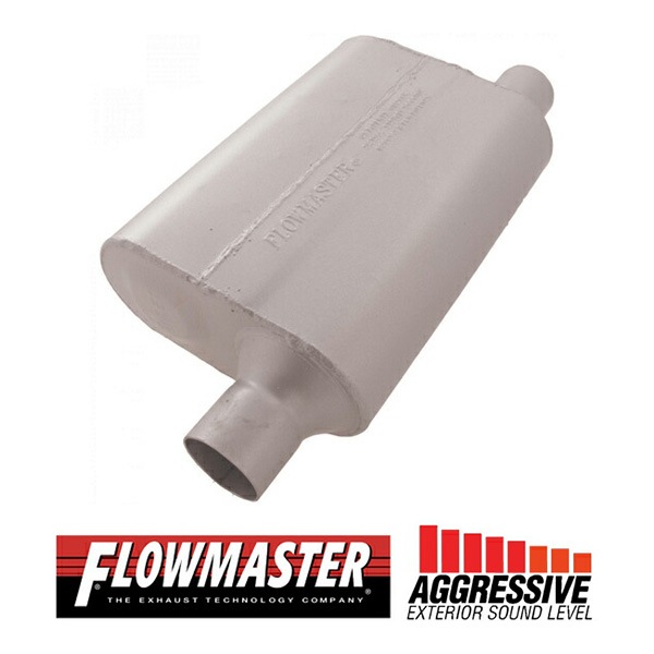 FLOW MASTER / フローマスター 40 デルタ フロー マフラー #942444 Offset in 2.25