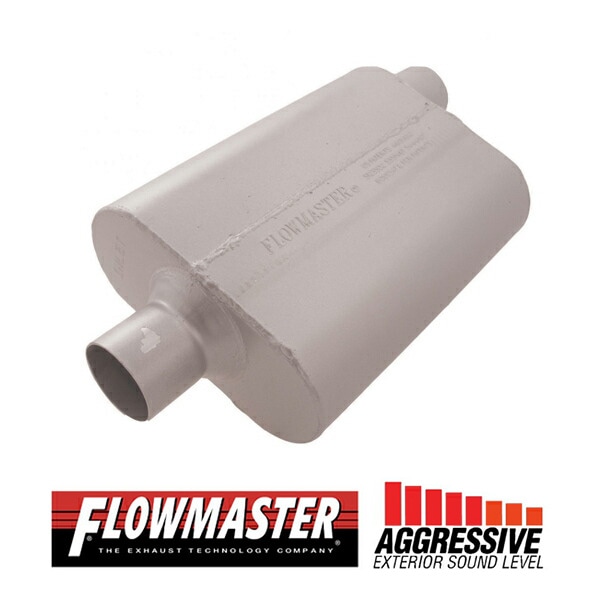 FLOW MASTER / フローマスター スーパー40 マフラー #942542 Center in 2.50