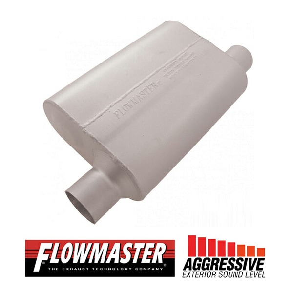 FLOW MASTER / フローマスター 40 デルタ フロー マフラー #942544 Offset in 2.50