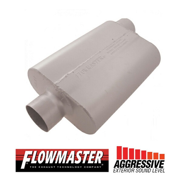 FLOW MASTER / フローマスター 40 デルタ フロー マフラー #943042 Center in 3.00