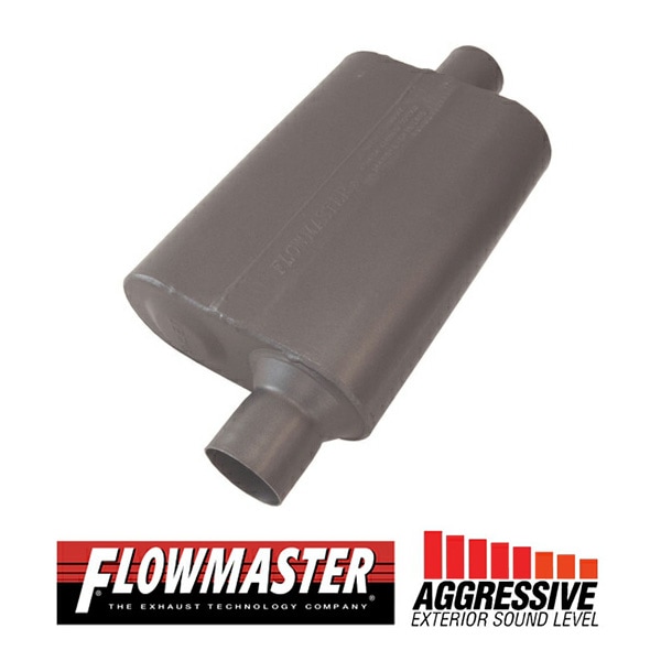 FLOW MASTER / フローマスター 40 デルタフロー マフラー 409S #842541 Offset in 2.50
