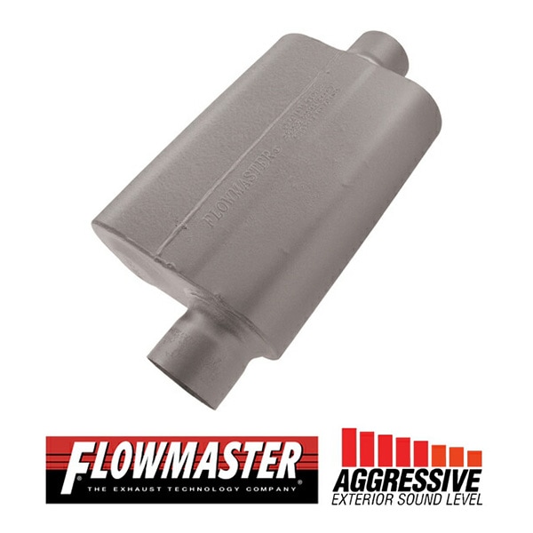 FLOW MASTER / フローマスター 40 デルタフロー マフラー 409S #843041 Offset in 3.00