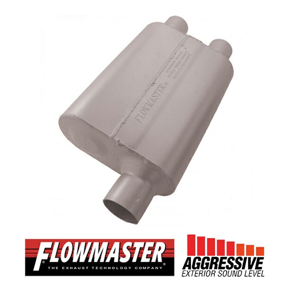 FLOW MASTER / フローマスター 40 デルタ フロー マフラー #9425432 Offset in 2.50