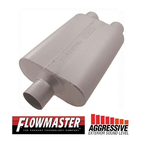 FLOW MASTER / フローマスター 40 デルタ フロー マフラー #9425400 Center in 2.50