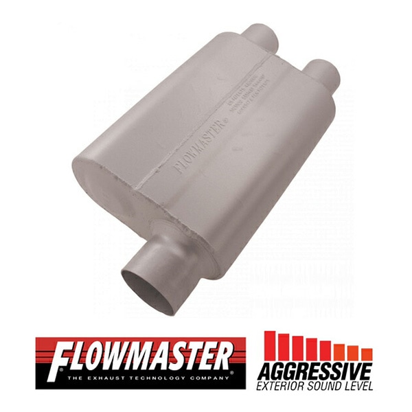 FLOW MASTER / フローマスター 40 デルタ フロー マフラー #9430412 Offset in 3.00