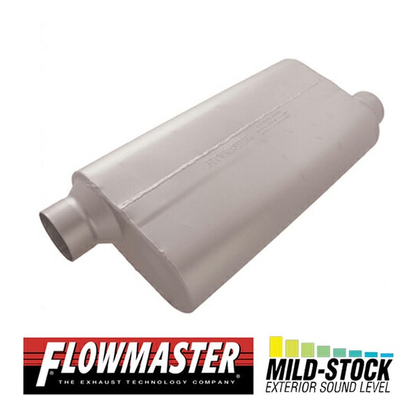 FLOW MASTER / フローマスター 50 Big Block マフラー #53553 Offset in 3.50