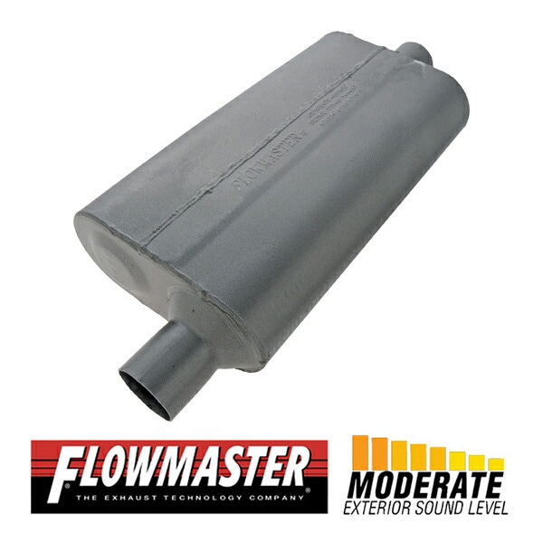 FLOW MASTER / フローマスター 50 デルタフロー マフラー 409S #842451 Offset in 2.25