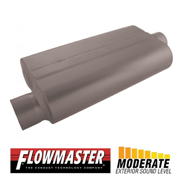 FLOW MASTER / フローマスター 50 デルタフロー マフラー 409S #843051 Offset in 3.00