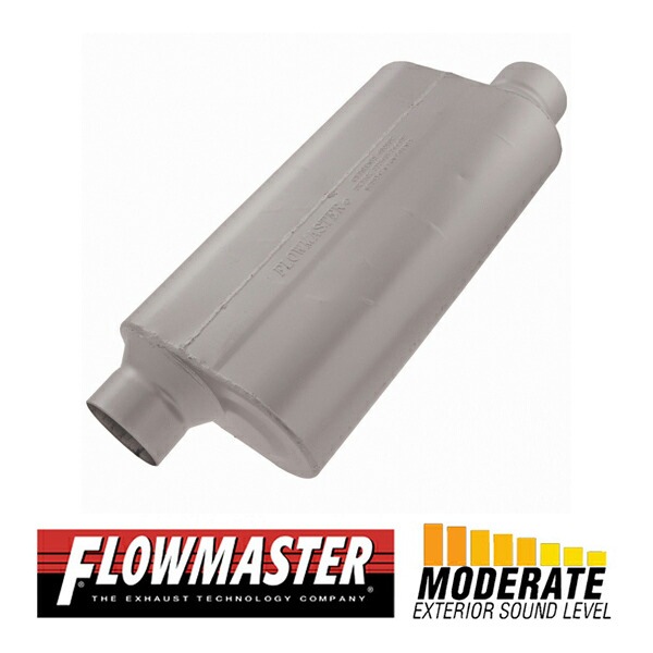 FLOW MASTER / フローマスター 50 H.D. マフラー #953558 Offset in 3.50