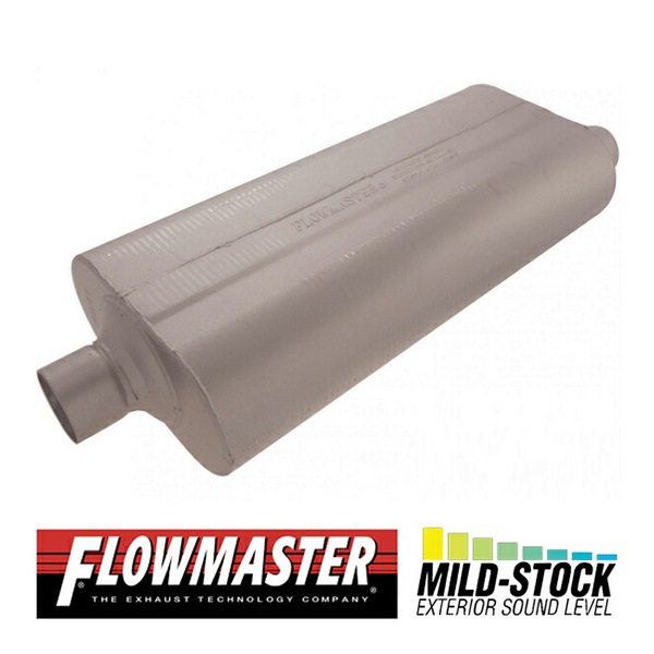 FLOW MASTER / フローマスター 70 マフラー #52572 Center in 2.50