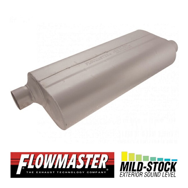FLOW MASTER / フローマスター 70 マフラー #52573 Offset in 2.50