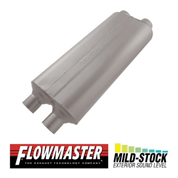 FLOW MASTER / フローマスター 70 マフラー #524704 Dual in 2.25