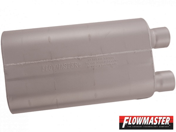 FLOW MASTER / フローマスター 80 マフラー #52580 Offset in 2.50