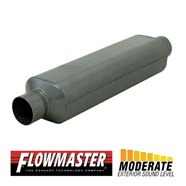 FLOW MASTER / フローマスター スーパー HP-2 マフラー 409S #12018409 Center in 2.00