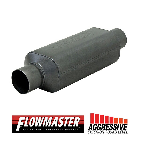 FLOW MASTER / フローマスター スーパー HP-2 マフラー 409S #12512409 Center in 2.50