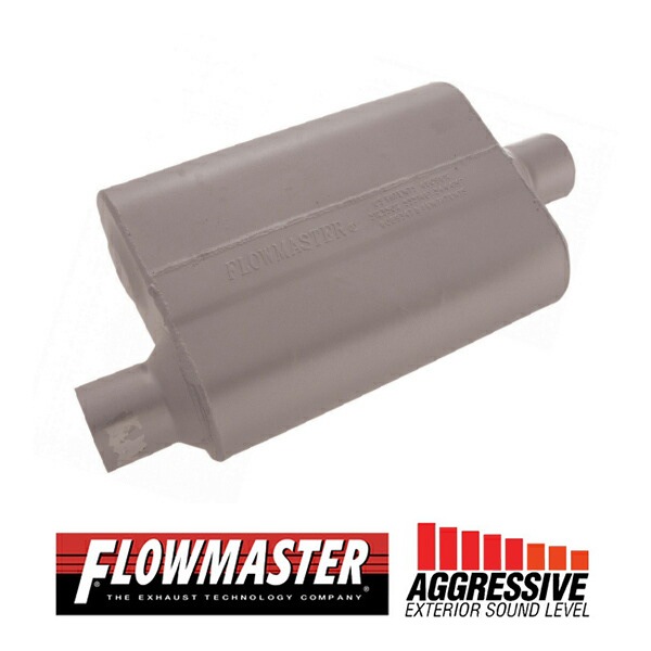 FLOW MASTER / フローマスター 40 マフラー #42541 Offset in 2.50
