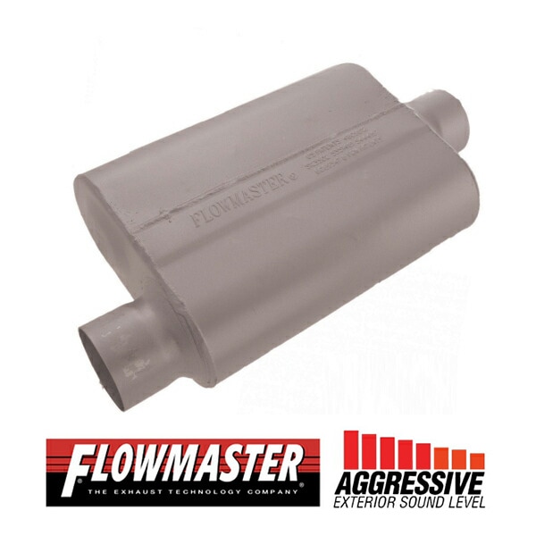 FLOW MASTER / フローマスター 40 マフラー #43041 Offset in 3.00