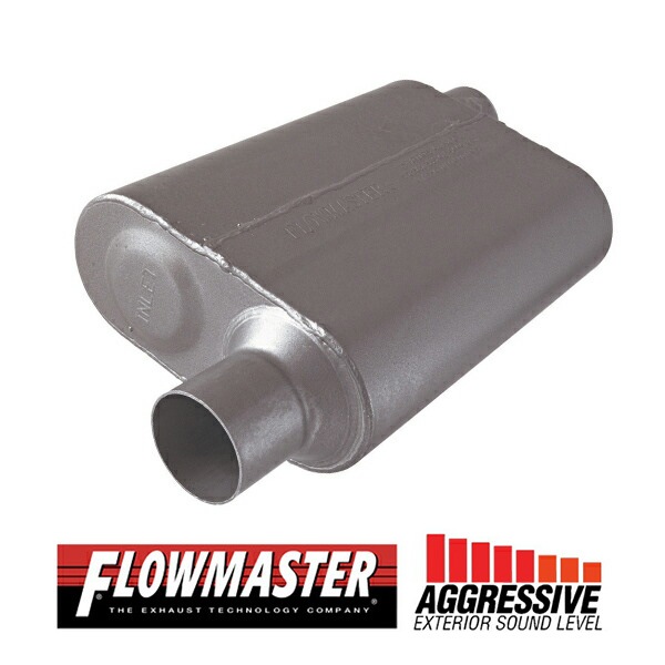 FLOW MASTER / フローマスター 40 マフラー 409S #8042543 Offset in 2.50