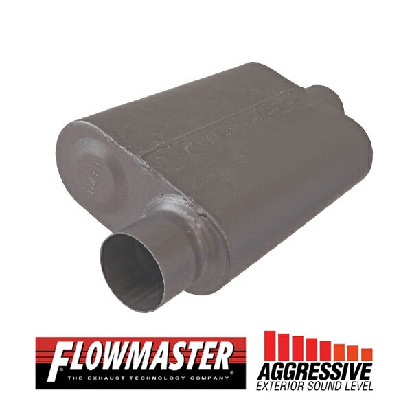 FLOW MASTER / フローマスター 40 マフラー 409S #8043041 Offset in 3.00