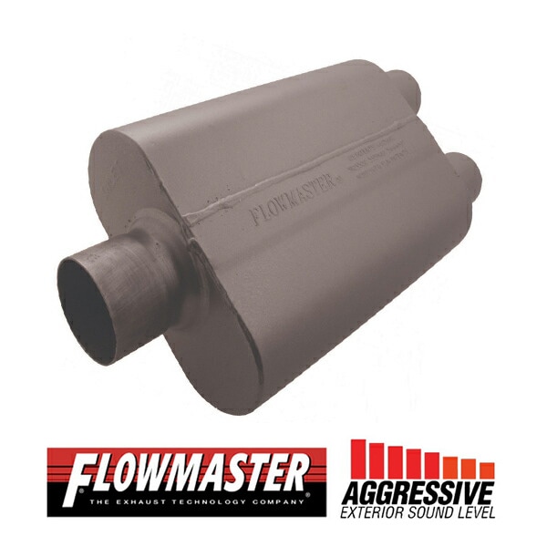 FLOW MASTER / フローマスター 40 マフラー 409S #80430402 Center in 3.00