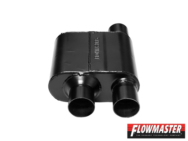 FLOW MASTER / フローマスター スーパー 10 マフラー 8425810 Offset in 2.50