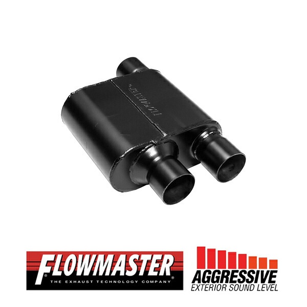 FLOW MASTER / フローマスター スーパー 10 マフラー 8425810 Offset in 2.50