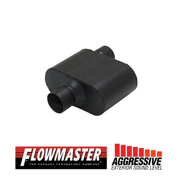 FLOW MASTER / フローマスター スーパー 10 マフラー #842512 Center in 2.50