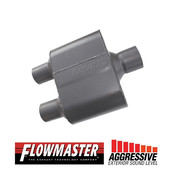 FLOW MASTER / フローマスター スーパー 10 マフラー 409S #8425152 Center in 2.50