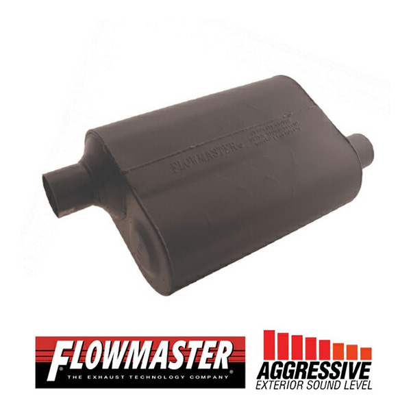 FLOW MASTER / フローマスター スーパー 40 マフラー #952448 Offset in 2.25