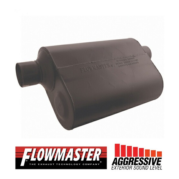 FLOW MASTER / フローマスター スーパー 40 マフラー #952549 Offset in 2.50