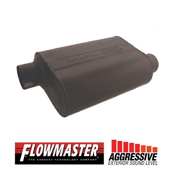FLOW MASTER / フローマスター スーパー 40 マフラー #953048 Offset in 3.00