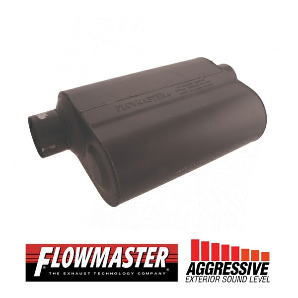 FLOW MASTER / フローマスター スーパー 40 マフラー #953049 Offset in 3.00