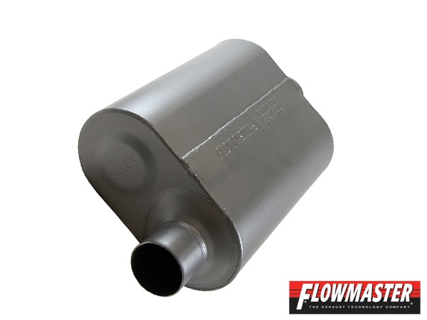 FLOW MASTER / フローマスター スーパー 40 マフラー 409S #852546 Offset in 2.50