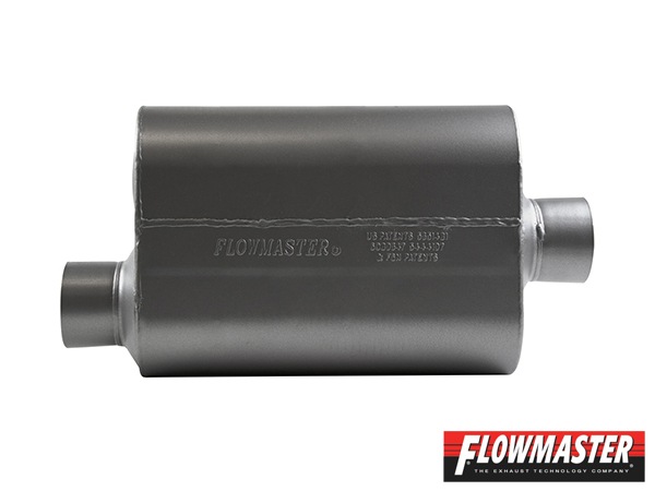 FLOW MASTER / フローマスター スーパー 40 マフラー 409S #853046 Offset in 3.00