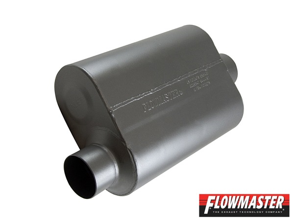 FLOW MASTER / フローマスター スーパー 40 マフラー 409S #853046 Offset in 3.00