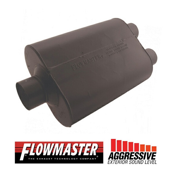 FLOW MASTER / フローマスター スーパー 40 マフラー #9530452 Center in 3.00