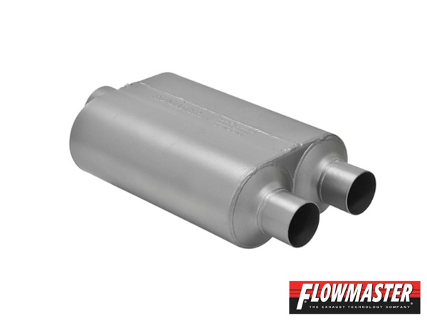 FLOW MASTER / フローマスター スーパー 40 マフラー 409S #8530452 Center in 3.00