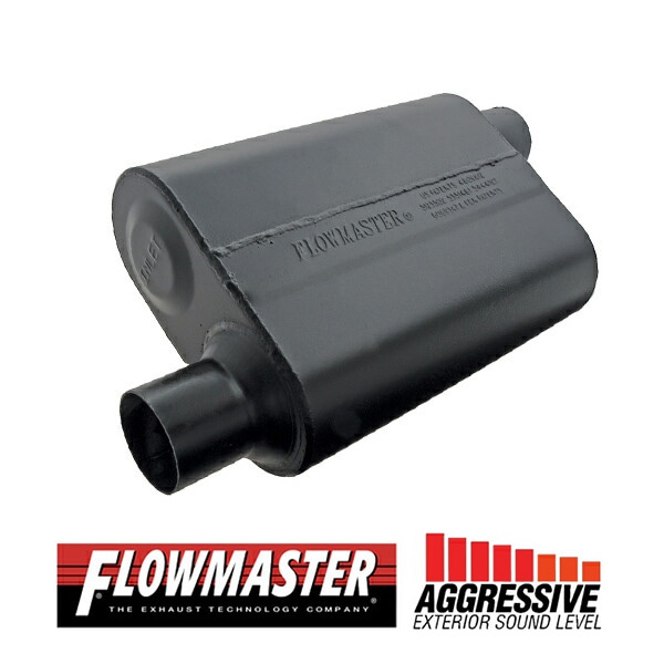 FLOW MASTER / フローマスター スーパー 44 マフラー #942448 Offset in 2.25