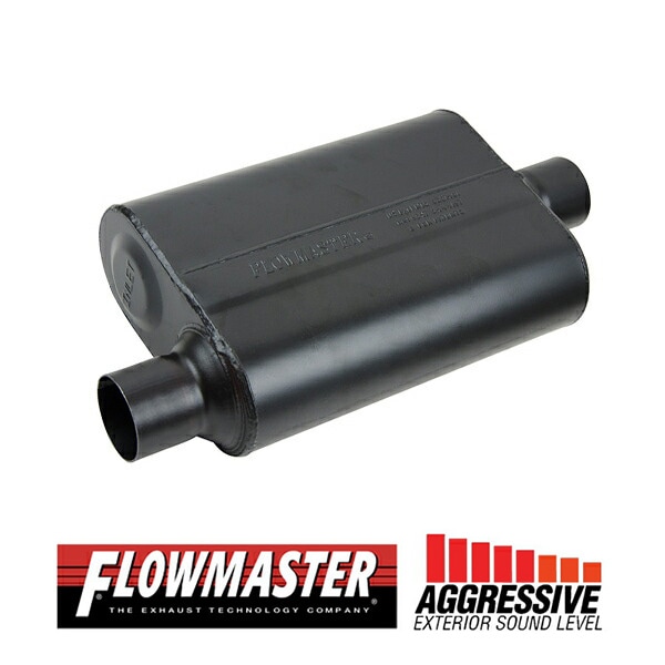 FLOW MASTER / フローマスター スーパー 44 マフラー #942546 Offset in 2.50